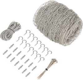 Produktbild von AniOne Katzennetz aus Nylon mit Drahtverstärkung in Grau