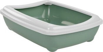 Produktbild von AniOne Katzentoilette Arist-O-Tray S offene Schalentoilette aus Kunststoff in Mint Grün