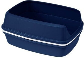 AniOne Katzentoilette Clean Cat mit Siebsystem aus Kunststoff in Blau – Bild 1 von 2