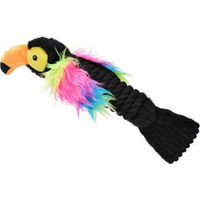 Produktbild von AniOne Kauspielzeug Hund Tucan mit Seil aus Polyester in Bunt Größe M