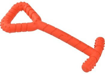 AniOne Kauspielzeug Rubber Spaten aus Naturkautschuk in Rot – Bild 1 von 3