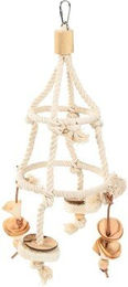 Produktbild von AniOne Kletterturm für Vögel aus Naturmaterial in Beige