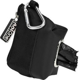 AniOne Kotbeutelspender aus Polyester in Schwarz wasserabweisend - 20 Stk. – Bild 1 von 2