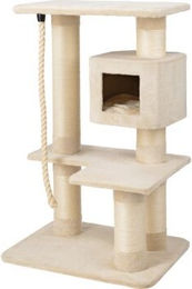 AniOne Kratzbaum Candy Cream Beige mit Sisal – Bild 1 von 2