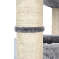 Produktbild von AniOne Kratzbaum Phoebe für Katzen aus Plüsch in Grau