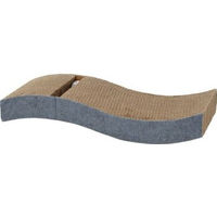 Produktbild von AniOne Kratzbrett Wave für Katzen aus Filz in Grau klein