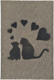AniOne Kratzpappe Benja Kratzbrett für Katzen in Braun – Bild 1 von 3