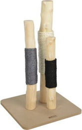 AniOne Kratzsäule für Katzen aus Holzspanplatte und Sisal in Beige 39 x 39 x 67 cm – Bild 1 von 1