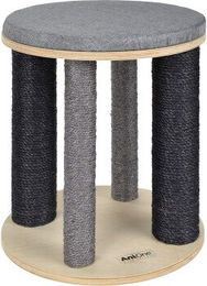 AniOne Kratzsäule Lio Grau aus Sisal und Spanplatte 40 cm – Bild 1 von 1