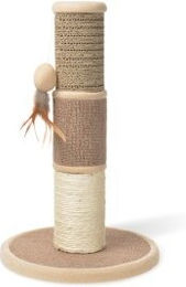 AniOne Kratzsäule Lina für Katzen aus Sisal in Beige – Bild 1 von 3