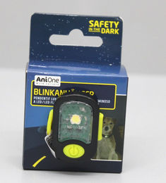 AniOne LED-Blinkanhänger für Hunde Gelb mit wiederaufladbarem Akku und wasserabweisender Funktion – Bild 1 von 1