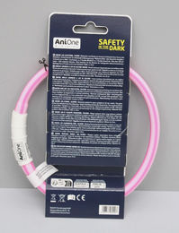 AniOne LED-Leuchtring aus Silikon in Rosa S-M – Bild 1 von 5