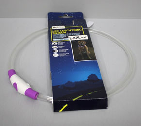 AniOne LED-Leuchtring aus Silikon in Transparent-Lila Größe L-XXL - 65 cm – Bild 1 von 6