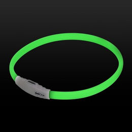 AniOne Leuchtring aus Silikon in Grün für große Hunde XXL – Bild 1 von 2