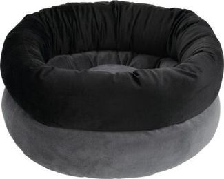 AniOne Liegeplatz Elegance Katzenkissen und Hundekissen aus Polyester in Schwarz für kleine Tiere – Bild 1 von 2