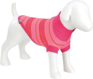 AniOne Little & Trendy Hund Strickpullover Lia Rosa Rückenlänge 28 cm – Bild 1 von 2