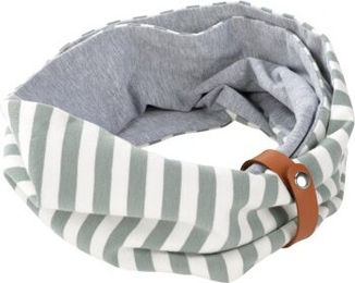 AniOne Loop Schal Halstuch für Hunde aus Baumwolle Grau Größe L – Bild 1 von 2