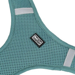 AniOne Mesh-Norwegergeschirr für Welpen in Grün aus Polyester – Bild 1 von 2