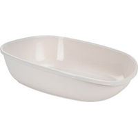 Produktbild von AniOne Offene Schalentoilette für Katzen in Beige aus Kunststoff