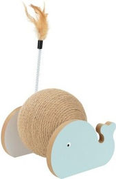 Produktbild von AniOne Pepe & Kitty Kratzball für Katzenkitten aus Seil in Beige