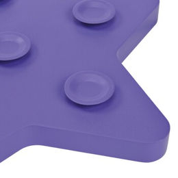 AniOne Pepe & Kitty Schleckmatte Stern Intelligenzspielzeug aus Silikon Lila – Bild 1 von 2