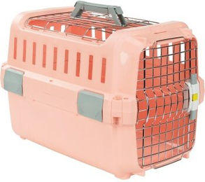 AniOne Pepe&Kitty Transportbox Open Top XS aus Kunststoff in Rosa – Bild 1 von 3