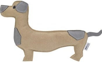 Produktbild von AniOne Quietschspielzeug Dackel aus Kunstleder in Beige