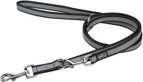 Produktbild von AniOne Reflektierende Führleine aus Nylon Grau 2 cm Breite - 2 m