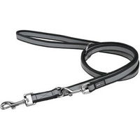 Produktbild von AniOne Reflektierende Führleine aus Nylon Grau 2 cm Breite - 2 m