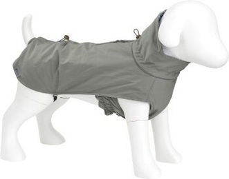 AniOne Regenmantel Luca für Hunde Grau Rückenlänge 44 cm aus Polyester – Bild 1 von 2