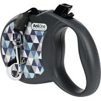 Produktbild von AniOne Retractable Rollleine für Hunde Grau Größe L