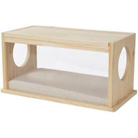 Produktbild von AniOne Sandbadehaus Buddelkiste aus Kunststoff für Hamster, Rennmäuse, Degus und Chinchillas Größe M