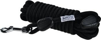 Produktbild von AniOne Schleppleine rund mit Schlaufe Schwarz 10 m - 10 m