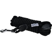 Produktbild von AniOne Schleppleine rund mit Schlaufe Schwarz 5 m - 5 m