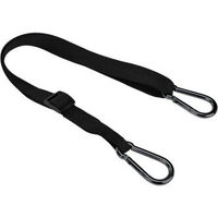 Produktbild von AniOne Sicherheitsgeschirr für große Hunde aus Nylon in Schwarz mit Karabiner