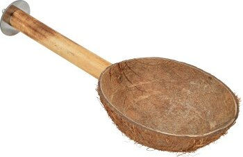 AniOne Sitzstange aus Holz mit Futternapf für Papageien in Natur Braun – Bild 1 von 2