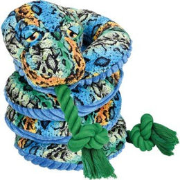 AniOne Spielzeug Schlange mit Tau XL aus Polyester bunt – Bild 1 von 3