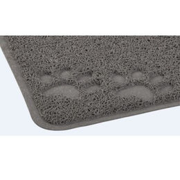 AniOne Toilettenvorleger aus Kunststoff grau 37x45 cm – Bild 1 von 2
