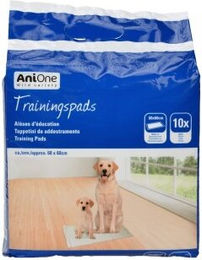 AniOne Trainingspads Welpenunterlagen 60x60cm 10 Stück Weiß – Bild 1 von 2