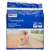 Produktbild von AniOne Trainingspads Welpenunterlagen 60x60cm 10 Stück Weiß