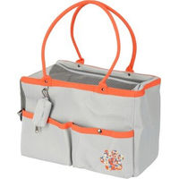 Produktbild von AniOne Transportbox Lola für kleine Rassen aus Polyester grau/orange
