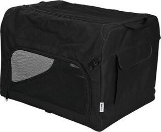 AniOne Traveller M Transportbox aus Polyester in Schwarz – Bild 1 von 2