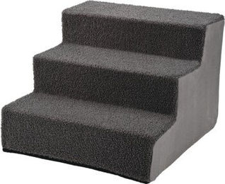 Produktbild von AniOne Treppe Sky Grau aus Polyester für Kitten und alle Altersstufen zur Gelenkschonung