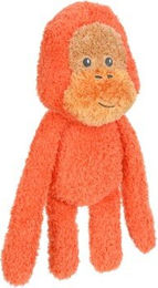 AniOne Tufflove Affe M Plüschspielzeug für Hunde in Orange – Bild 1 von 2
