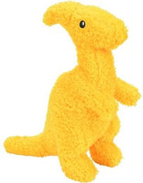 Produktbild von AniOne Tufflove Parasaurolophus Plüschspielzeug für Hunde Größe L Gelb
