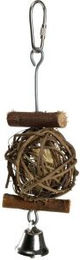 Produktbild von AniOne Weidenball mit Glocke braun Spielzeug