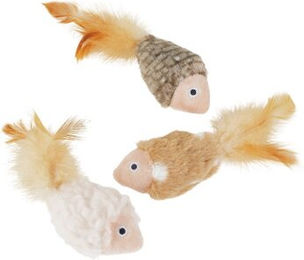 AniOne Xmas Spielzeug Fisch für Katzen 3 Stück – Bild 1 von 1