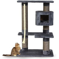 Produktbild von AniOne XXL Kratzbaum Candy Grau mit Sisal für Katzen