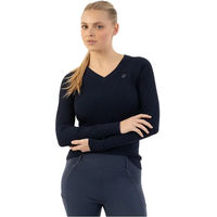 Produktbild von Anky Damen Pullover mit V-Ausschnitt aus Nylon in Blau Größe L