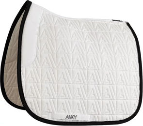 Produktbild von Anky Dressursattelunterlage Twill aus Baumwolle in Weiß für Pferde